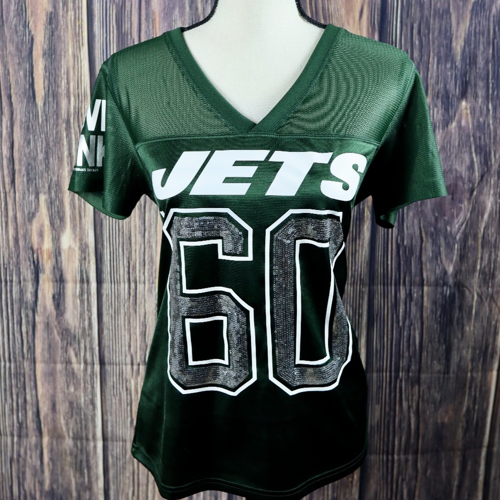 Victorias’s Secret Pink NFL New York Jets sequin top